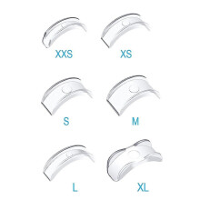 Conjunto Ajustadores Invisíveis de Silicone para Anel 6 peças — Redutor de Aro em PC para Anéis Folgados