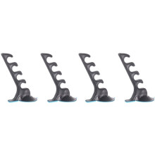 4X Rod Holder Fishing Rod Rack with Suction Cup Wall Adsorbed Car Boxes Functional Install Load Parts Suction Cup Rack