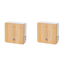 2X Bird Chirping Sound Box Motion Sensor Singing Bird Box Animal Noise Machine for Bedroom Living Room Fireplace
