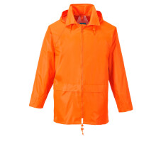 Portwest S440 Classic Waterproof Hooded Rain Jacket Taped Seams Pack Away
