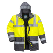Portwest S466 Hi-Vis Contrast Winter Traffic Jacket Waterproof Reflective