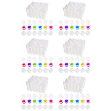 300 Strips Paint Pots Strips,1800 Pots 2Ml/0.07 Oz Empty Paint Cup Pots with Lids