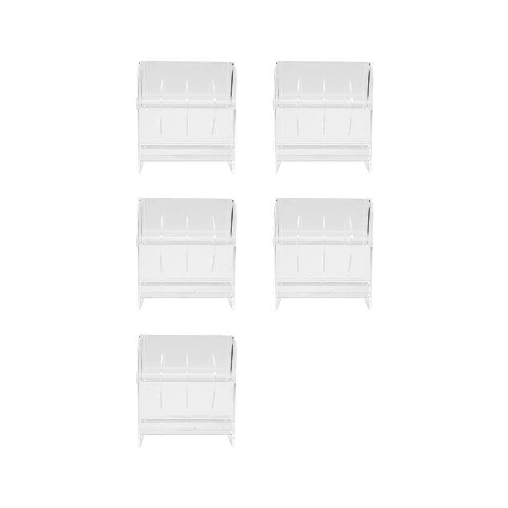 5X Adjustable Label Dispenser Acrylic Sticker Roll Dispenser Sticker Roll Holder Clear Label Holders 4 Disks 6031568853214