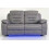Hafsa 3 + 2 Grey OTE Fabric Electric Recliner Set 5