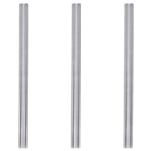 6Pcs 10mm Clear Round Perspex Acrylic Bar PMMA Extruded Rod 12 inch Length