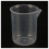 4 Pcs 50 Ml Laboratory Plastic Water Liquid Measuring Cup Transparent 4