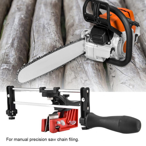 2X Professional Lawn Mower Chainsaw Chain File Guide Sharpener Grinding Guide for Garden Chain Saw Sharpener Tools 2