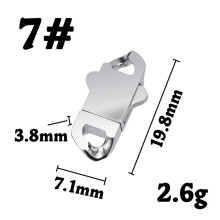 6pcs Stainless Steel Link Chain Lobster Clasp Spring Clasp for Hip Hop Chain Bracelet Necklace Buckle Jewelry Making