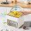 Ice Maker Machine Easy Press Maker Counter Top Quick Release Grid Portable Reusable Tray 50 Tray B 5