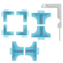 9Pack Corner Clamps and Guides Corner/Divider Assembly for Cartonnage, Bookbinding, and Woodworking