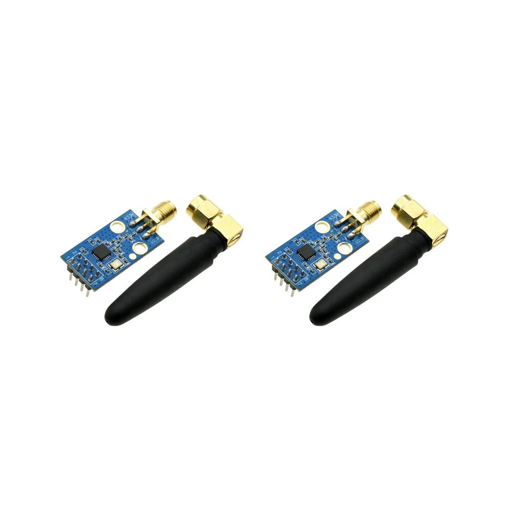Cc1101 Wireless Module With Sma Antenna Wireless Transceiver Module For 433Mhz Enhanced Range Communication 2 Sets 6032743207822