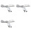 3X  5-24V 5.8G Microwave  Sensor  Controller Human Body Induction  for PWM LED Monochrome Bar Light 1