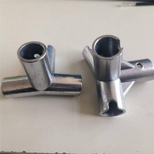 Connettore per Tubo Universale In Lega di Alluminio, Raccordo per Telaio di Rete, per Giardino, Diametro Interno 19 mm.