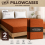 Imperial Rooms (2X King, Rust) 40cm Deep Stripe Fitted Sheet with Free Pillowcases | Extra Deep Stretchable Hotel Quality Fitted Bed Sheets in 2 Pack 1