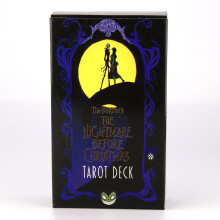 Baraja de cartas de tarot Pesadilla antes de Navidad profecía juego de mesa familiar Navidad