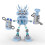 (Blue)Lot de blocs de construction robot My Singing Monsters Wubbox figurines modèles jouets 4