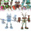 (Blue)Lot de blocs de construction robot My Singing Monsters Wubbox figurines modèles jouets 5
