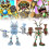 (Blue)Lot de blocs de construction robot My Singing Monsters Wubbox figurines modèles jouets 6