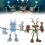 (Blue)Lot de blocs de construction robot My Singing Monsters Wubbox figurines modèles jouets 8