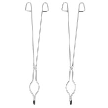 2X 50cm Crucible Tongs Melting Dish Holder for Refining Casting Copper Gold Metal