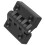 3X Hinge for Barrier,  Bearing, Plastic, Robust, 40 x 40 mm 3