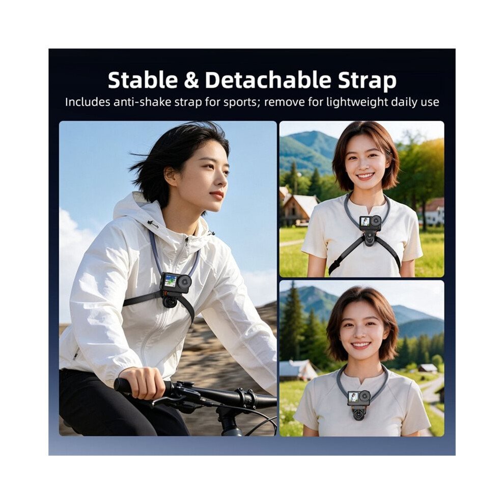 Neck Hold Mount Chest Mount For Ace/Ace Pro/2/X5 Camera Mount Chest Strap Pov Silicone Bracket Accessories 6031782872695
