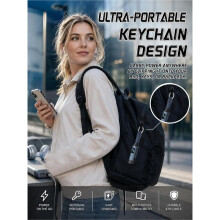 4 in 1 Digital Display Fast Charging Keychain Data Cable Intelligent Digital Display Wire for Iphone17 for Android