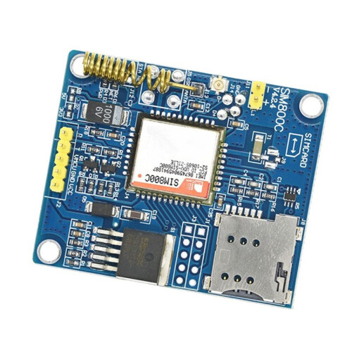 SIM800C Development Board with Spring Antenna GSM GPRS Module Support Message  Audio Interface 1