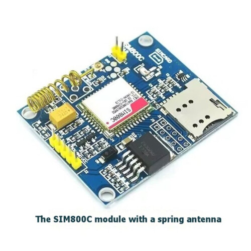 Carte de Développement SIM800C avec Antenne à Ressort, Module GSM GPRS, Support de Message, Interface Audio 1