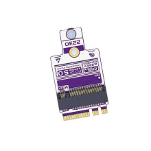 M.2 Key A E to M.2 NVMe 2230 SSD Adapter Card Supports 2230 NVMe SSD PC Soft Router Storage Extension Board