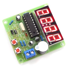 AT89C2051 4-Bit Digitale LED Klok DIY Soldeerset LED Tijdweergave Beginnersvriendelijke Leer Module voor
