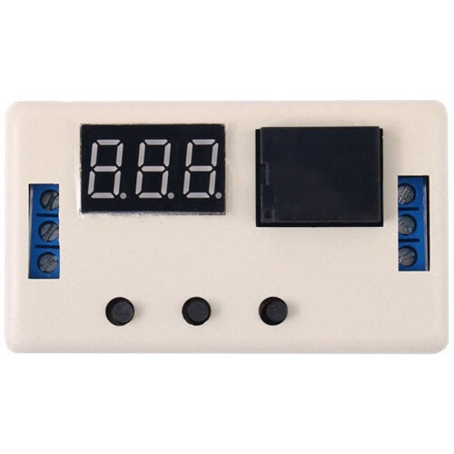 12V24V Trigger Cycle Delay Timer,3-Button Optocoupler Isolated  Delay Relay Module for  Timing Control,1PC A