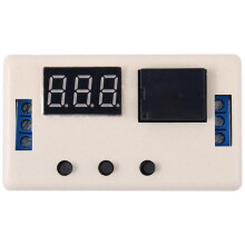 Temporizador de Ciclo de Atraso de Gatilho  12V24V, Módulo de Relé de Atraso de Tempo Isolado Por Optoacoplador com 3 Botões para Controle de Tempo