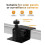 2-Pack Adjustable Gutter Mounts for Solar Panels & Security Cameras,  Aluminum Alloy 4