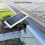 2-Pack Adjustable Gutter Mounts for Solar Panels & Security Cameras,  Aluminum Alloy 6