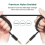 Detachable Gaming Headset Cable Replacement for  G Pro / G433 / G233,Wire with Inline Mute  and Volume 5