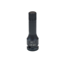 1/2" Drive Impact Spline Bit Socket Set 12 Point M4-M17 9PC CR-MO