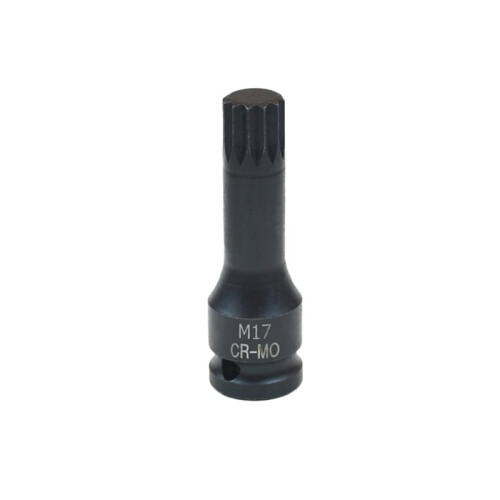 1/2" Drive Impact Spline Bit Socket Set 12 Point M4-M17 9PC CR-MO