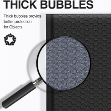 Zwarte Bubble Enveloppen 4x8 50 Pack 4x7 Bruikbaar Waterdichte Gevoerde Enveloppen Zelfsluitende Verzendzakken voor Sieraden Make- Ambachten