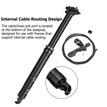 Voor TranzX JiuDing Fiets Dropper Zadelpen Mountainbike Interne Kabelrouting Dropper Zadelpen, 30.9mm 170mm