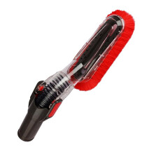 32mm Universal Vacuum Cleaner Brush - Attachment with Swivel Joint, Soft Bristles, and Soft-Pad Cleaning Nozzle