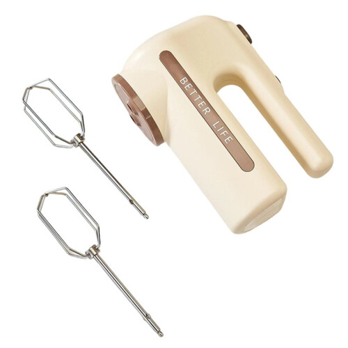 Cordless Electric Handheld Mixer 5 Speed with Two Detachable Whisks for Kitchen Baking Kit Gift Idea 1