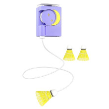 Badminton Trainer Verstelbare Hoogte Oplaadbare Sport Oefen Spellen Zelftraining Tool met Afstandsbediening Elastisch