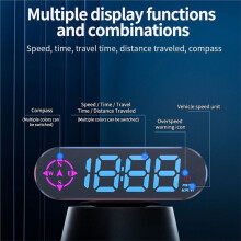 Auto --Display Digitalgeschwindigkeitsmesser Bordcomputer Fahranleitung Instrument Kompass/Zeit/Geschwindigkeitswarnung