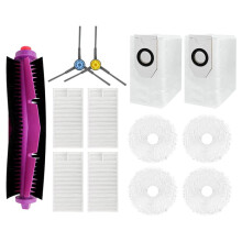 Voor Midea V12 Stofzuiger Hoofd Zijborstels HEPA Filters Moppen Stofzakken Vervangende Onderdelen Accessoires (13 Stuks)