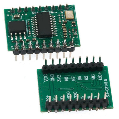 SU-03T1 AI Intelligent Offline Voice Recognition Module Voice Control Module for Embedded DIY and  Home Projects A