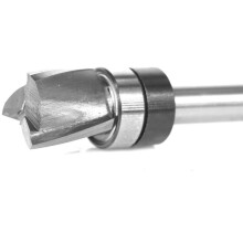 High Accuracy Alloy Steel Spiraling Router Bit for Clean Edges and Professional Flush Trimming 1/4in