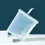 2pcs 3D Printer PLA Filament Drying Box 1KG Material Tray Double Layer Sealing 4L Moisture Proof Storage Container White 5