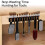 Car Detailing Brush Holder Wall Mount with Hooks for Garage Tool Organization 2