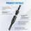 6-Piece Self Centering Drill Bit Set,HSS Bit with Hex Key, 3/32", 7/64", 1/8" Center Drill Bits, 1/4 Inch Hex Shank 4